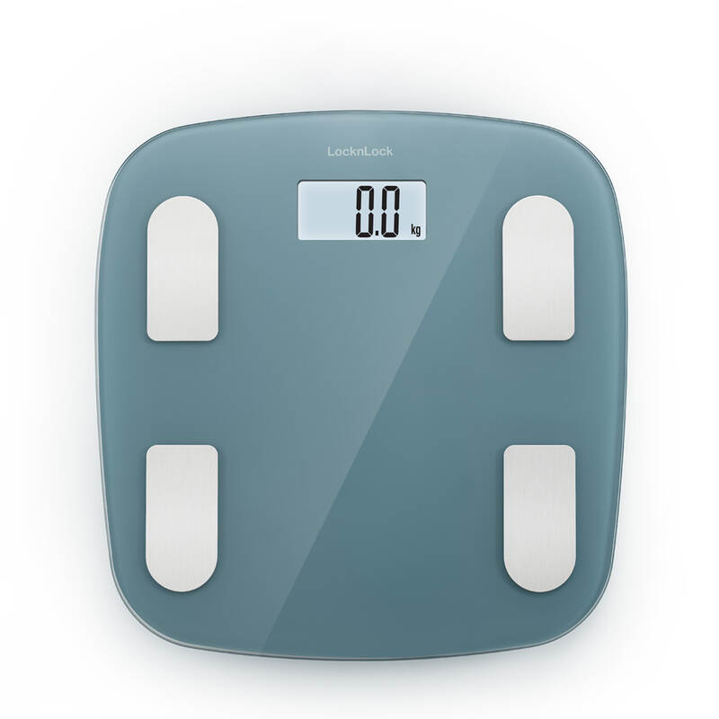 Cân Sức Khỏe Điện Tử LocknLock Body Fat Scale 310x300x21mm, 180Kg - 2 Màu (Đen, Xanh Dương) - ENC541 image number null